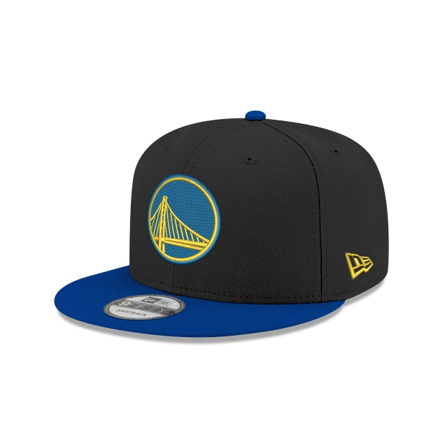 GOLDEN STATE WARRIORS 9FIFTY ADJUSTABLE SNAPBACK HAT - BLACK/BLUE