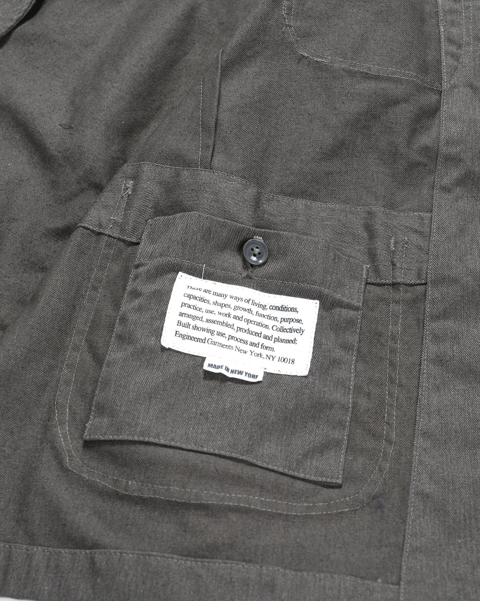 BEDFORD JACKET - GREY PC TANKER TWILL