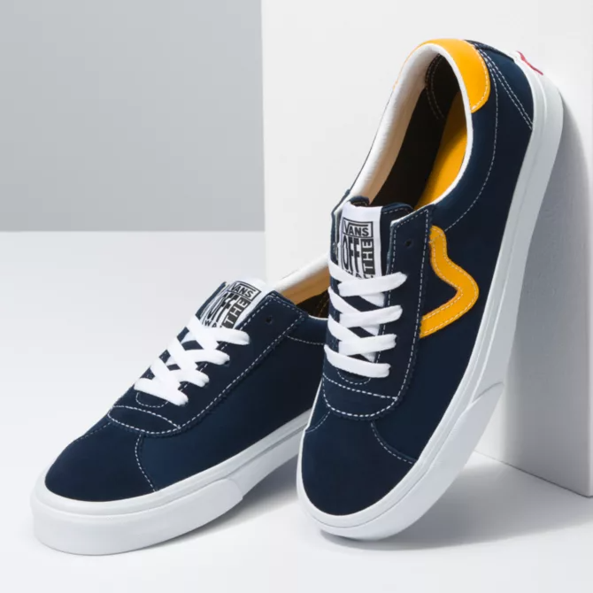 CLASSIC SPORT VANS SPORT-DRESS BLUES/SAFFRON