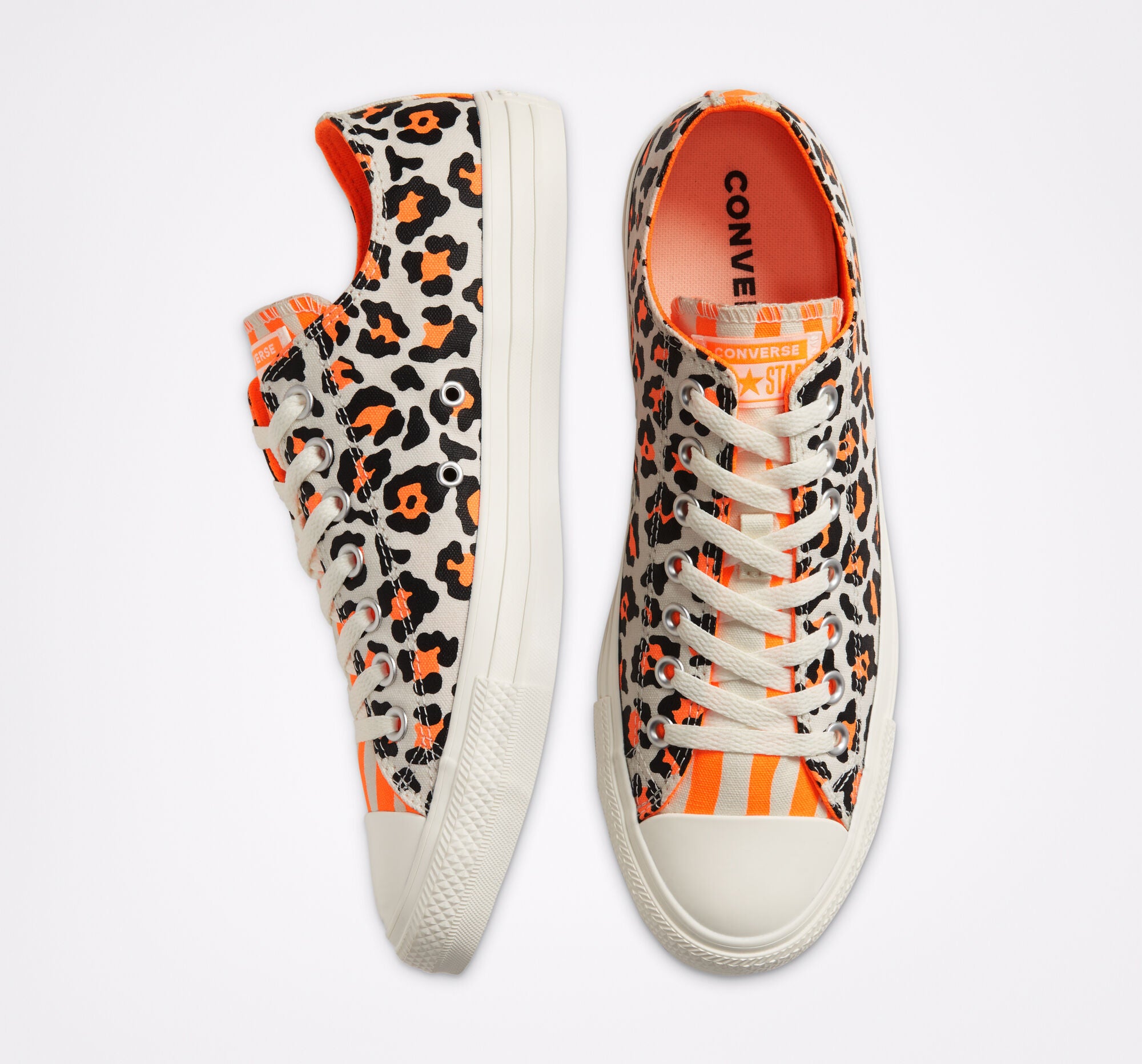 Twisted Archive Prints Chuck Taylor All Star - Egret/Total Orange/Black