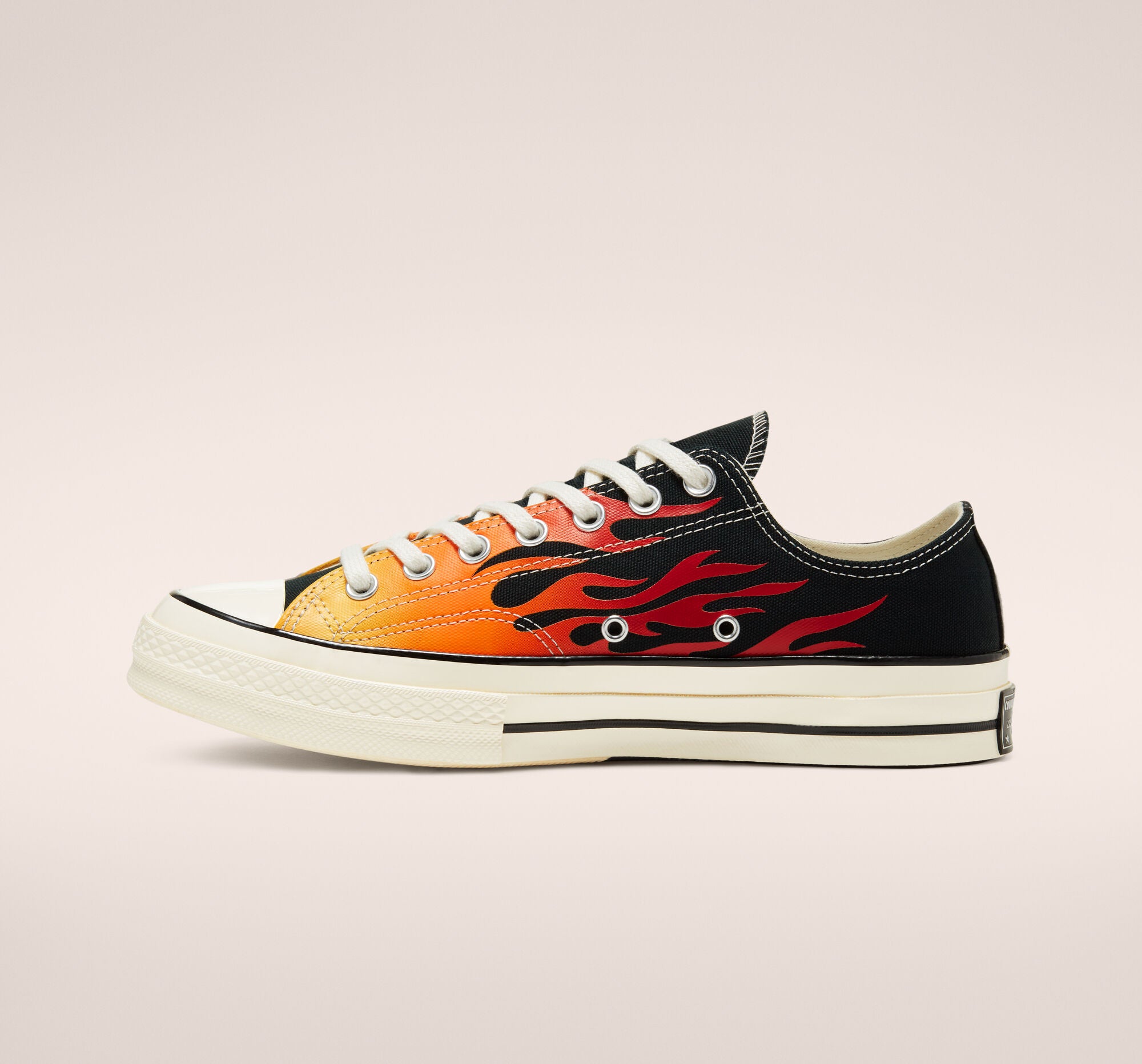 Archive Print Chuck 70 - Black/Enamel Red/Egret