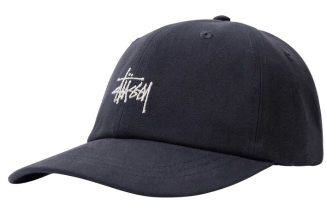 STUSSY STOCK CANVAS LOW PRO CAP- NAVY