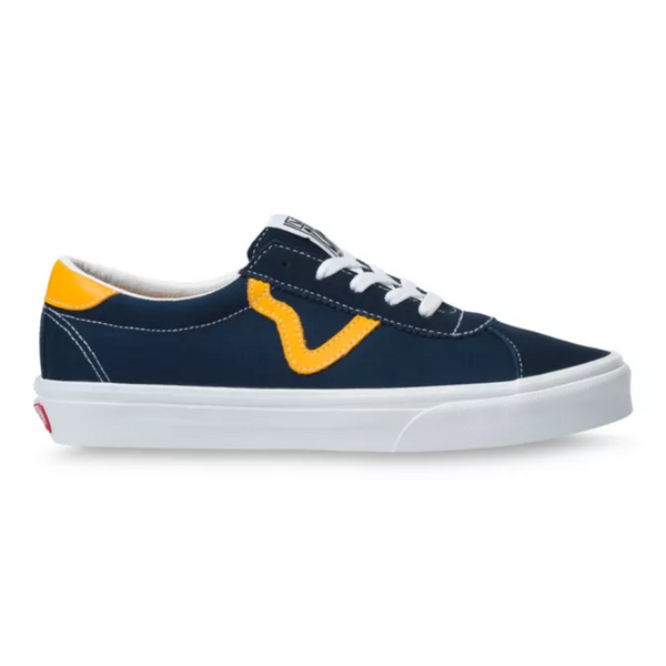 Vans Classic Sport Vans Sport (Dress Blues/Saffron) Men's 8