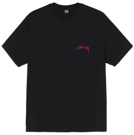 SPHINX PIG. DYED TEE- BLACK