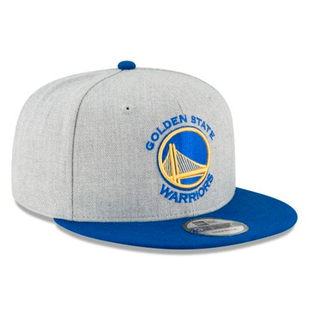 GOLDEN STATE WARRIORS 9FIFTY NEW ERA SNAPBACK HAT - 2TONE GREY AND ROYAL BLUE