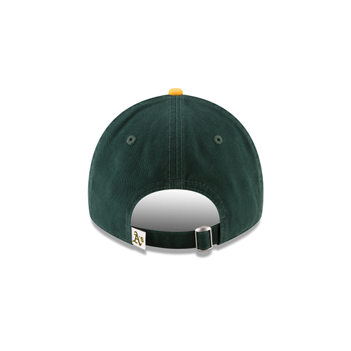 OAKLAND ATHLETICS CORE CLASSIC HOME 9TWENTY ADJUSTABLE NEW ERA HAT - GREEN/YELLOW