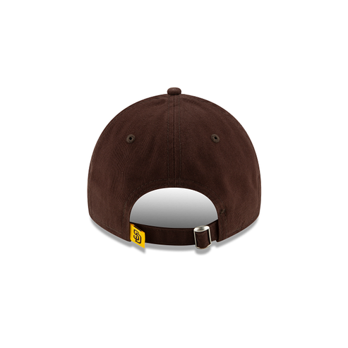 SAN DIEGO PADRES CORE CLASSIC 9TWENTY ADJUSTABLE NEW ERA HAT - BROWN