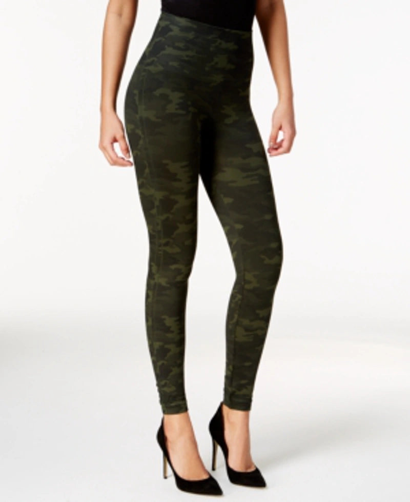 LOOK AT ME NOW LEGGINGS - GREEN CAMO