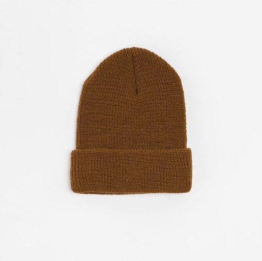 ENGINEERED GARMENTS WOOL WATCH BEANIE CAP - COPPER