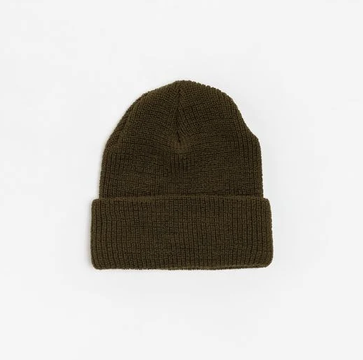 ENGINEERED GARMENTS WOOL WATCH BEANIE CAP - OLIVE