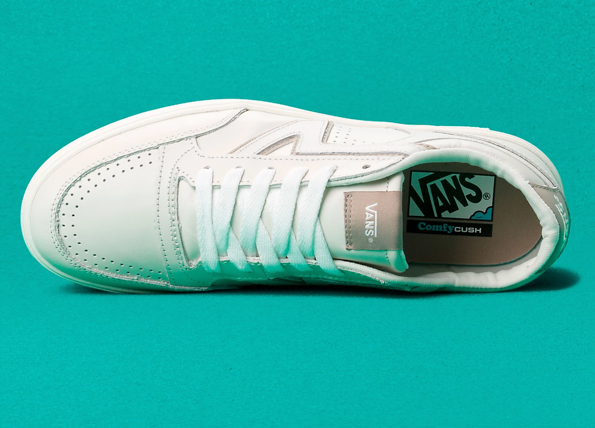 VANS LEATHER LOWLAND COMFYCUSH - SPORT MARSHMALLOW