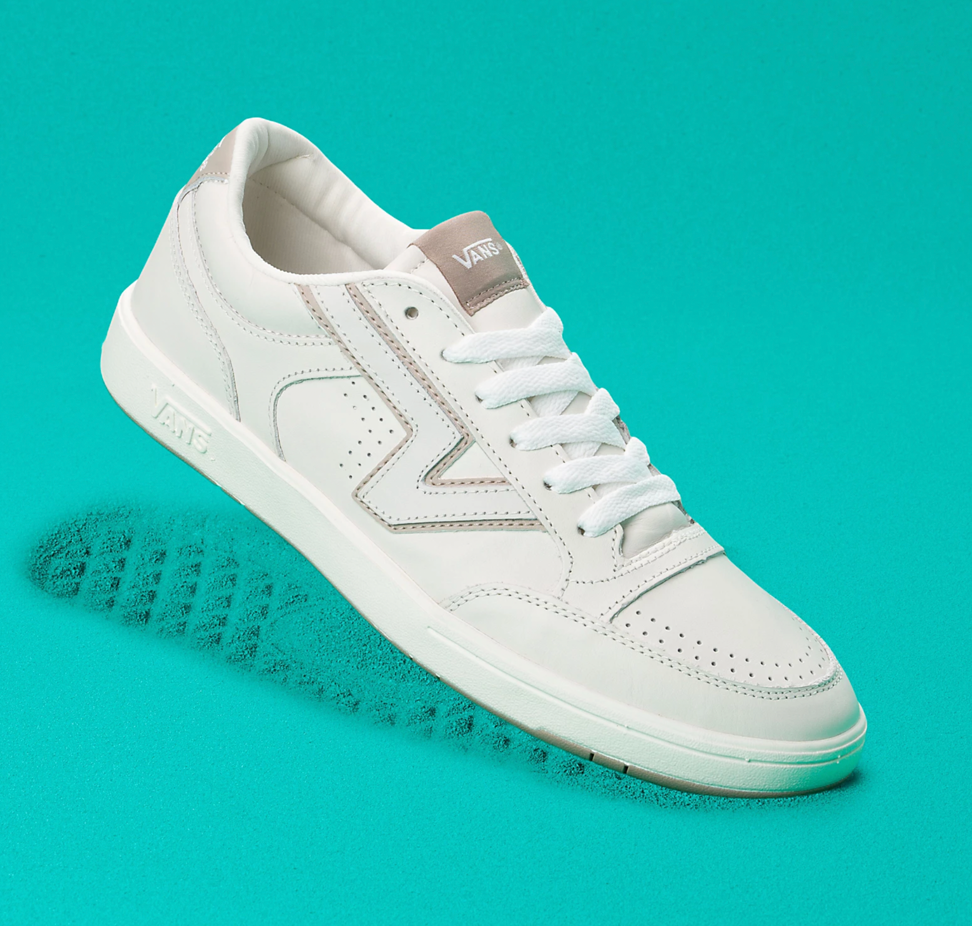 VANS LEATHER LOWLAND COMFYCUSH - SPORT MARSHMALLOW
