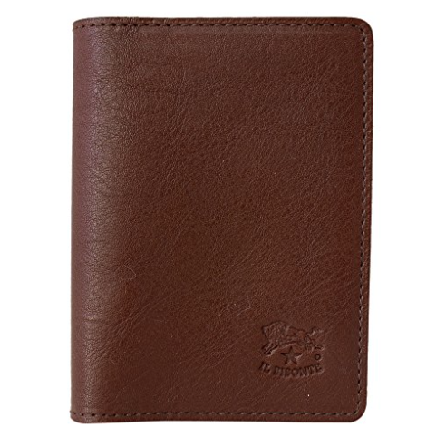 ID & CARD WALLET IN COWHIDE LEATHER C0469/M-869 (COLOR MARRONE)