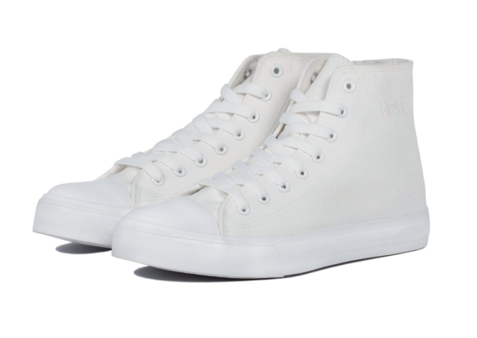 LORD NERMAL HIGH-TOP SHOES - WHITE