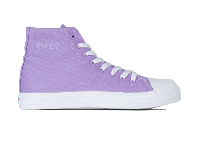 LORD NERMAL HIGH-TOP SHOES - LAVENDER