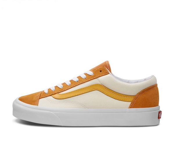 Vans style 36 retro amberglow gold skate best sale shoes