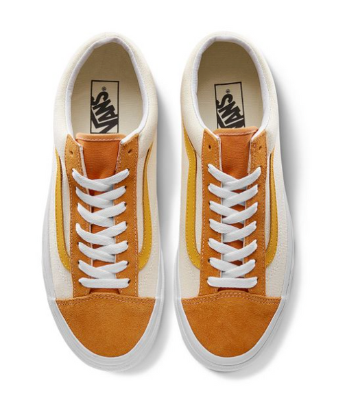 Vans style 36 retro amberglow gold skate shoes outlet
