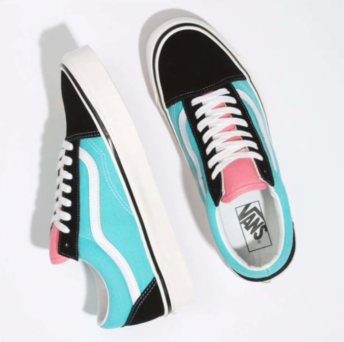 ANAHEIM FACTORY OLD SKOOL 36 DX - OG PINK/OG BLACK/OG AQUA OLD