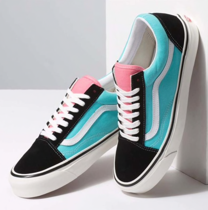 ANAHEIM FACTORY OLD SKOOL 36 DX - OG PINK/OG BLACK/OG AQUA OLD