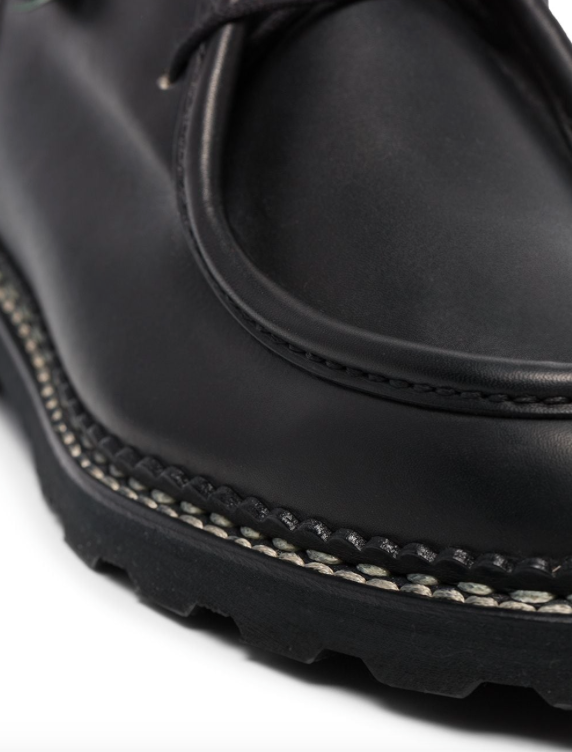 MICHAEL LISSE LACE-UP SHOES - NOIR