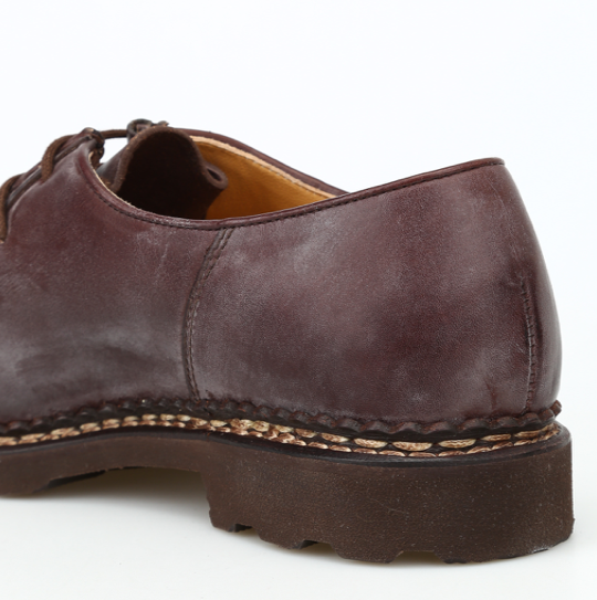 MICHAEL LISSE LACE-UP SHOES - MARRON