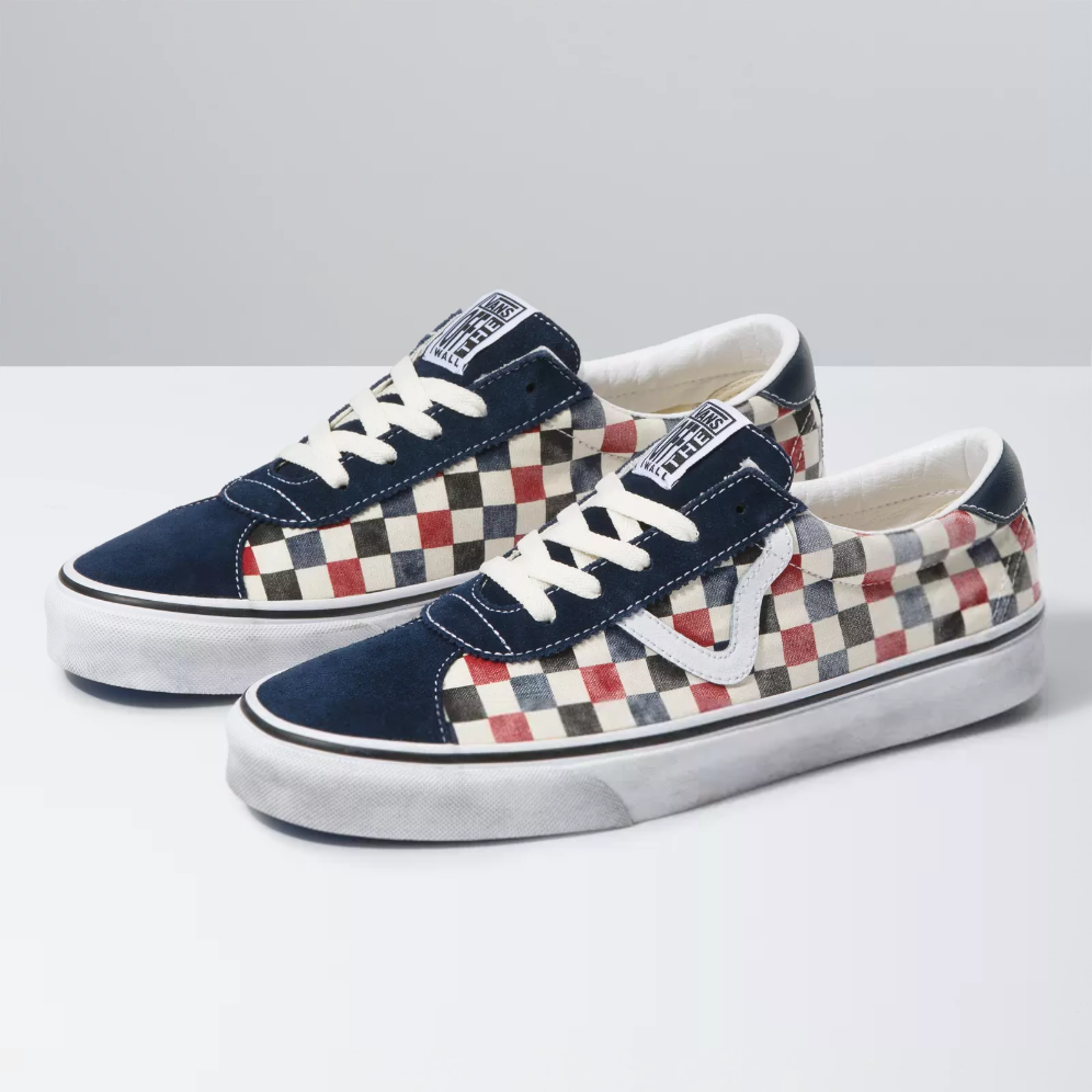 WASHED VANS SPORT - DRESS BLUES/CHILI PEPPER