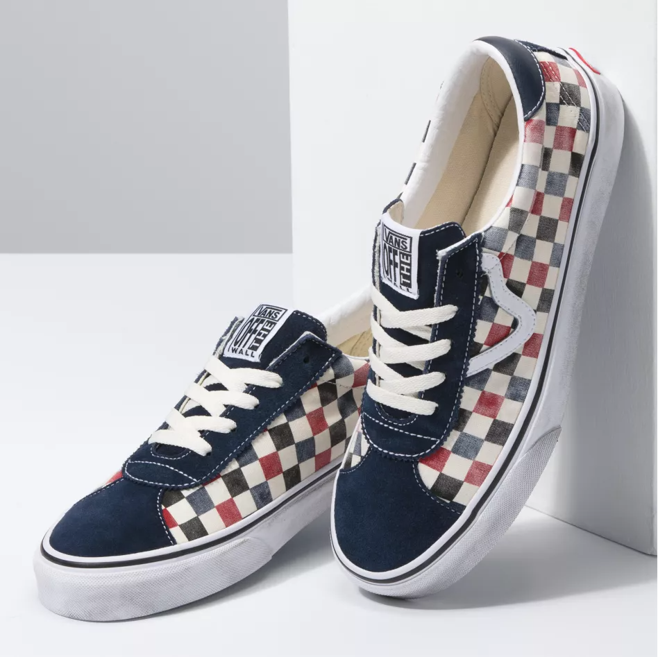 WASHED VANS SPORT - DRESS BLUES/CHILI PEPPER