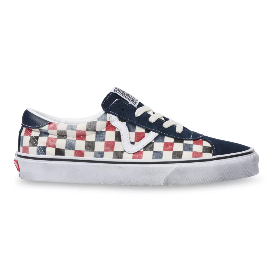 WASHED VANS SPORT - DRESS BLUES/CHILI PEPPER