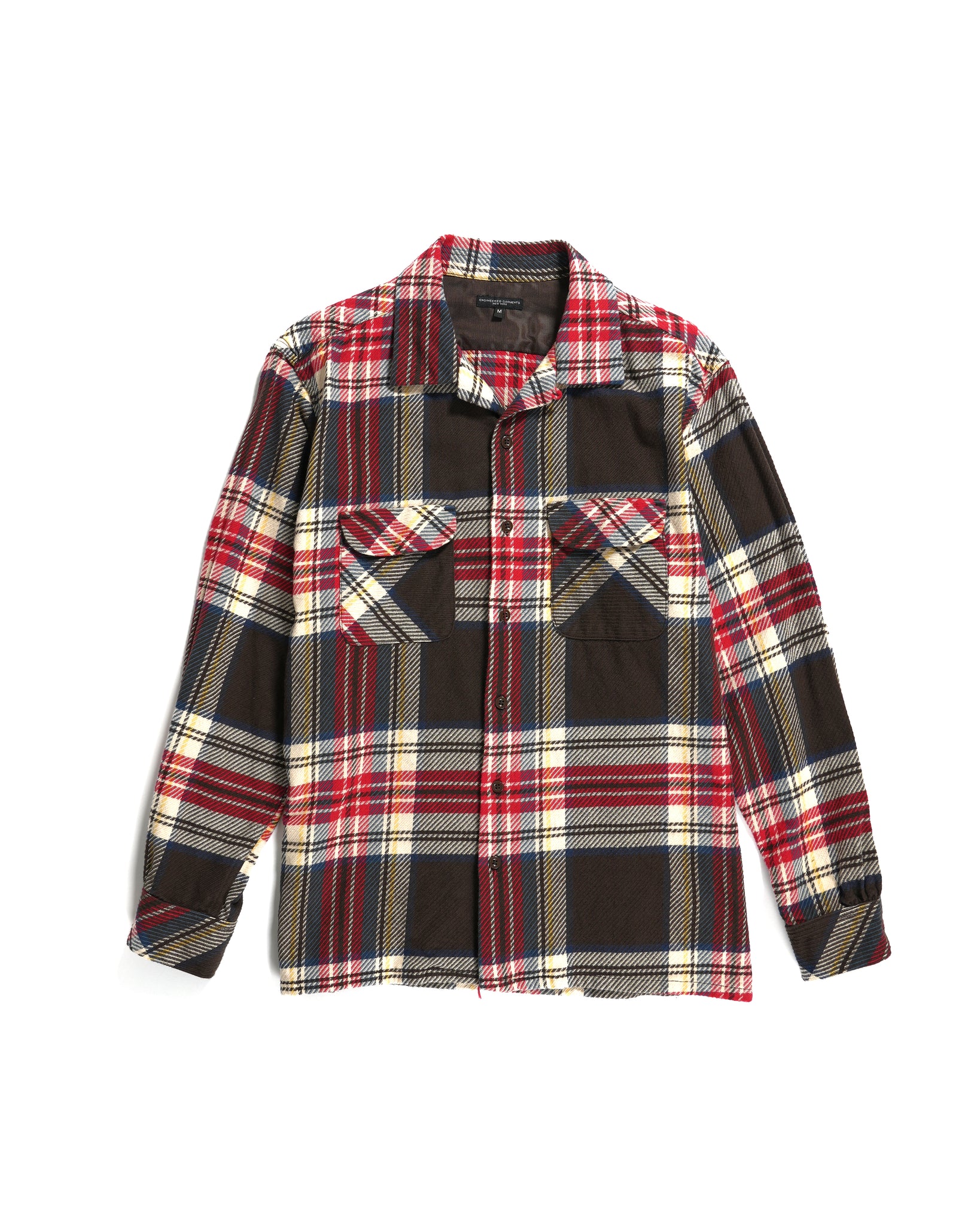 CLASSIC SHIRT - BROWN COTTON HEAVY TWILL COSMOTOG CLASSIC SHIRT - BROWN COTTON HEAVY TWILL COSMOTOG