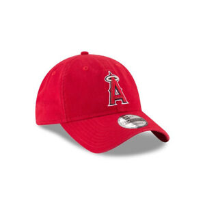 LOS ANGELES ANGELES CORE CLASSIC HOME 9TWENTY ADJUSTABLE NEW ERA HAT - RED