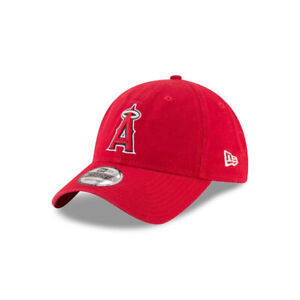 LOS ANGELES ANGELES CORE CLASSIC HOME 9TWENTY ADJUSTABLE NEW ERA HAT - RED