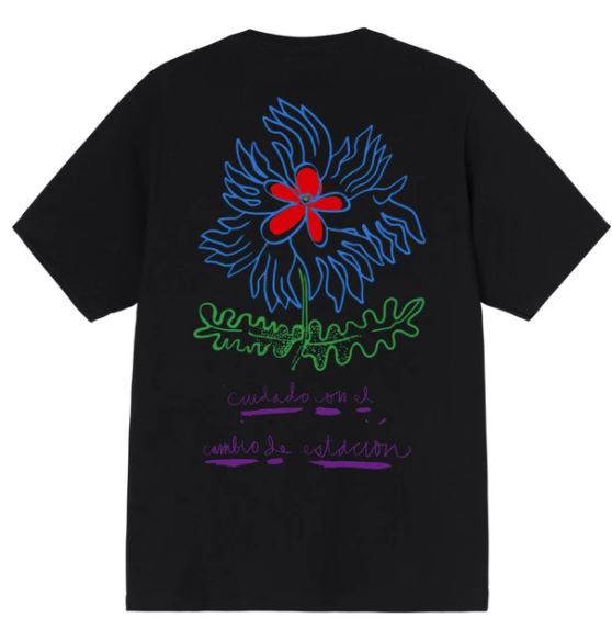 STUSSY CHANGE OF SEASON TEE- BLACK