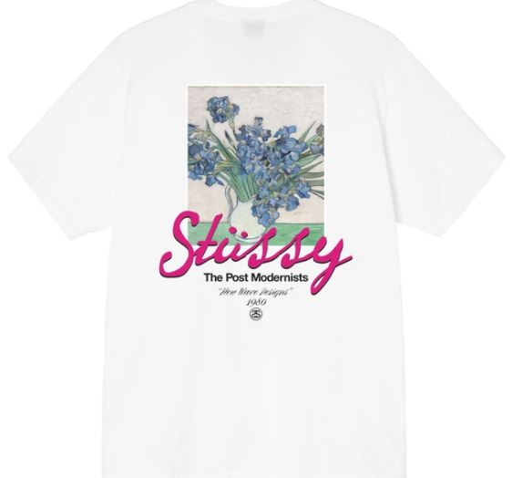 STUSSY POST MODERNISTS TEE- WHITE