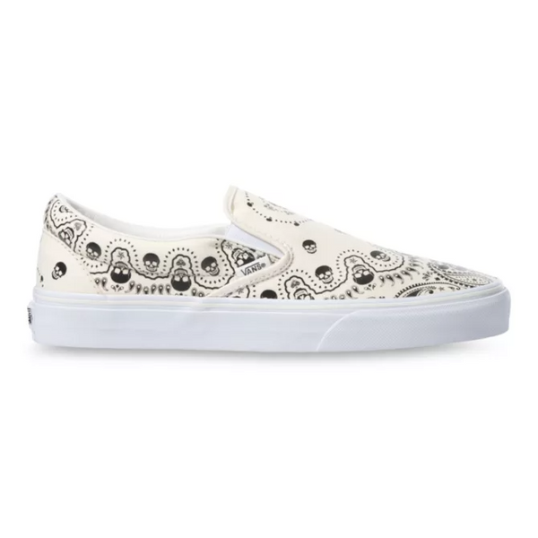 BANDANA CLASSIC SLIP-ON WHITE/BLACK