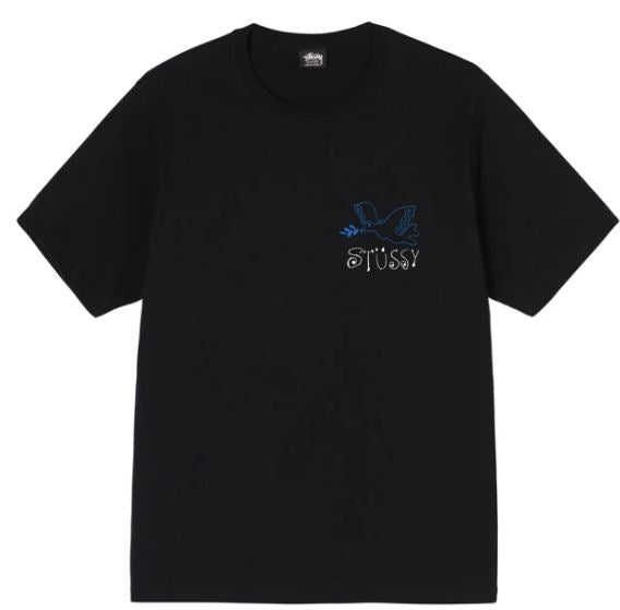 STUSSY CHANGE OF SEASON TEE- BLACK