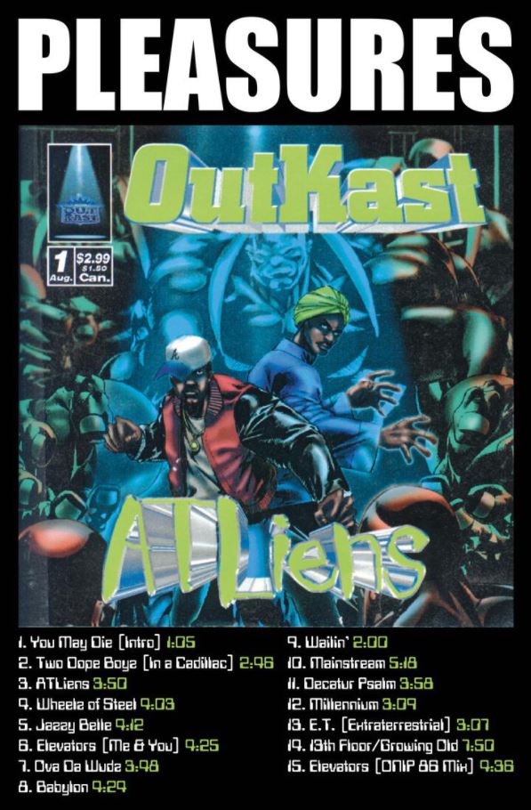 ATLIENS T-SHIRT- BLACK
