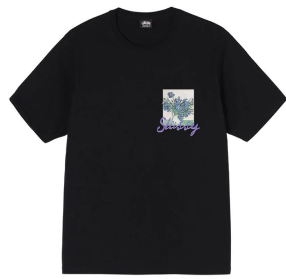 STUSSY POST MODERNISTS TEE- BLACK