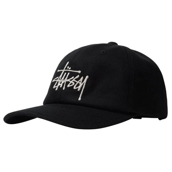 BIG LOGO TWILL LOW PRO CAP-BLACK