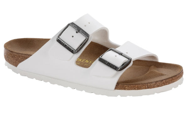 BIRKENSTOCK ARIZONA WHITE BIRKO-FLOR - COSMOTOG