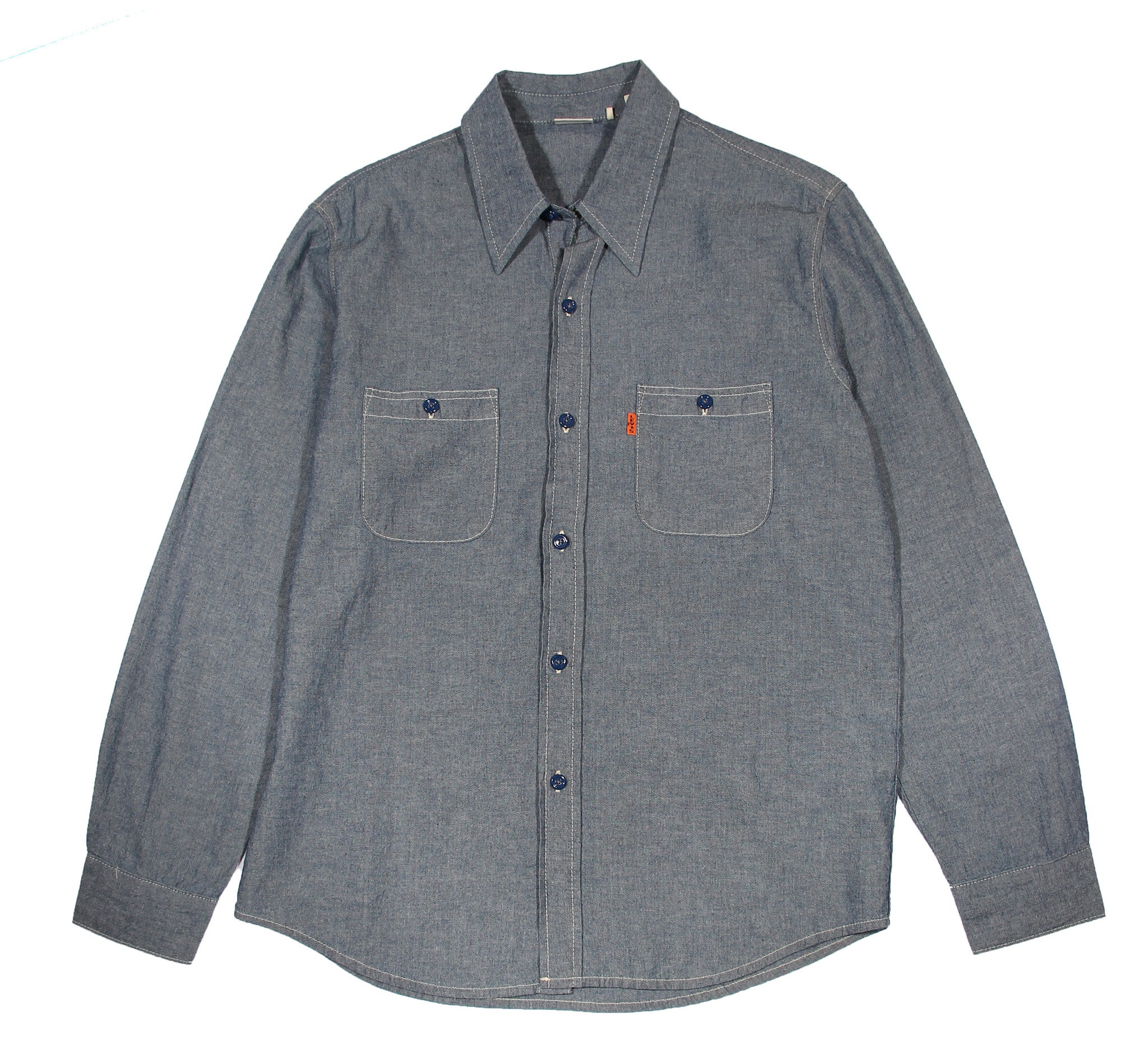 LEVIS'S VINTAGE 1960s CHAMBRAY SHIRT - COSMOTOG