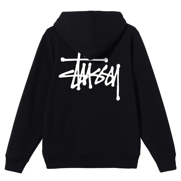 BASIC STÜSSY HOODIE - Black