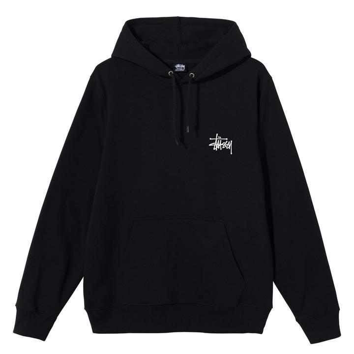 BASIC STÜSSY HOODIE - Black