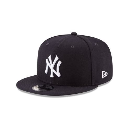 NEW YORK YANKEES BASIC 9FIFTY SNAPBACK NEW ERA HAT - BLACK/WHITE