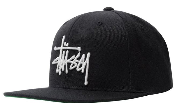 STUSSY BASIC STOCK CAP- BLACK