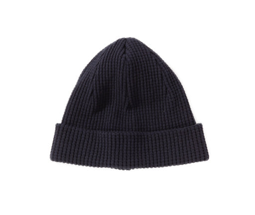 WAFFLE KNIT CAP BIG WAFFLE JERSEY - CLASSIC NAVY