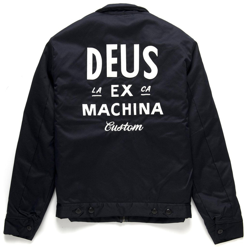 DEUS EX MACHINA DEUS LA WORKWEAR JACKET - BLACK - COSMOTOG