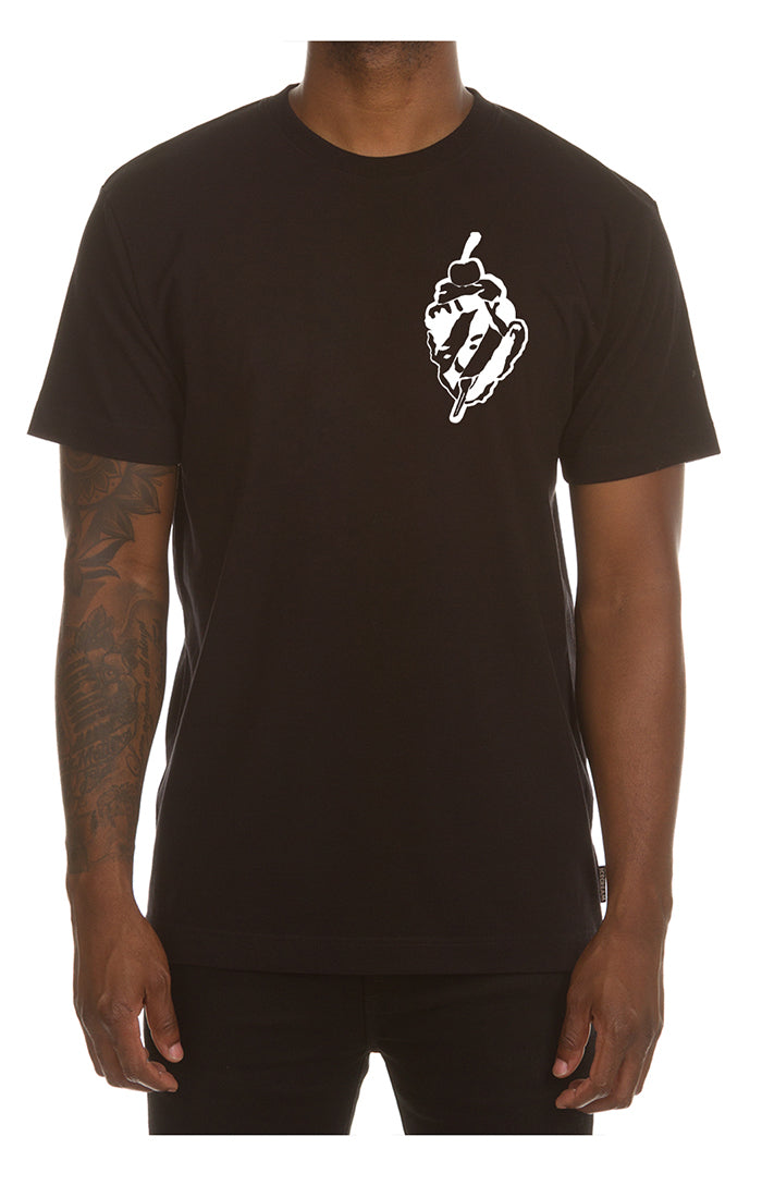 FACE OFF SS TEE - BLACK