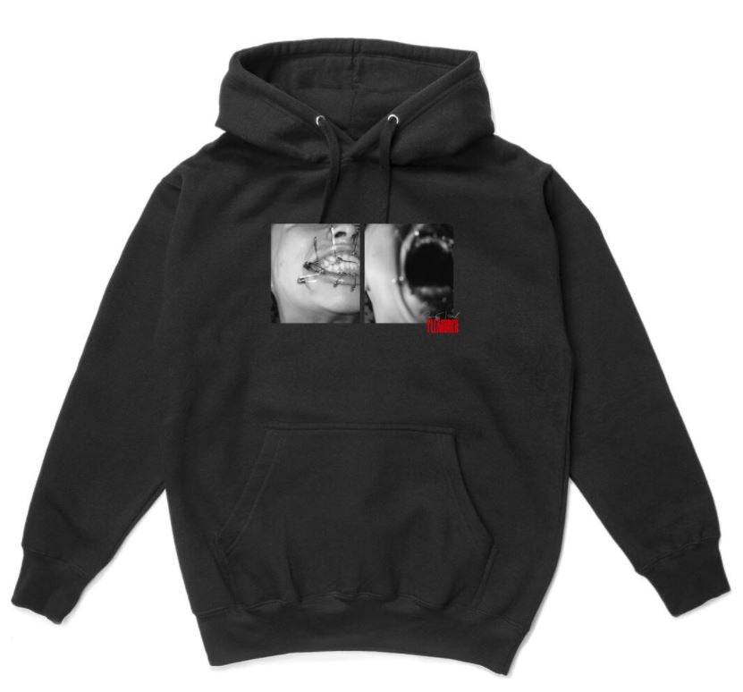 KINKY HOODY - BLACK