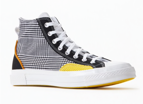 Hacked Fashion Chuck 70 - Black/White/Speed Yellow