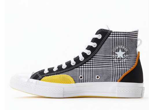 Hacked Fashion Chuck 70 - Black/White/Speed Yellow